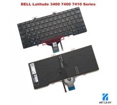 Bàn phím laptop Dell Latitude 3400 5400 5401 5402 5410 7400 7410 KO CHUỘT (LED, BH 6TH)