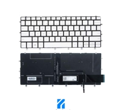 Bàn phím laptop Dell XPS 13 7390 9305 9370 9380 – Trắng, có LED