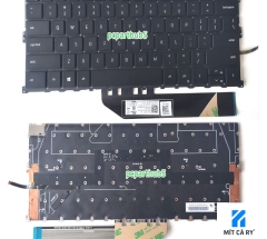 Bàn phím laptop Dell XPS 13 9300, XPS 13 9310 đen (cáp dài, LED)