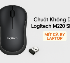 Chuột Không Dây Logitech M220 Silent CTY | Giá Tốt Tại Tân Bình