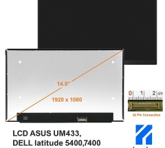 Màn hình laptop 14 inch FHD 30 pin dùng cho Asus UM433, Dell 5400, HP 440 G8