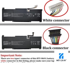 Pin laptop MSI Modern 15 A10M A11M Summit B15 Stealth 15M BTY-M491 ZIN